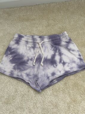 Tie-Dye Lavender Women's Lounge Shorts Size S